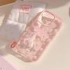 Pink bow floral phone case suitable for Apple phones