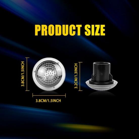 2010- For Ford Transit Repeater Connect Side Fender Housings L+R Clear Light