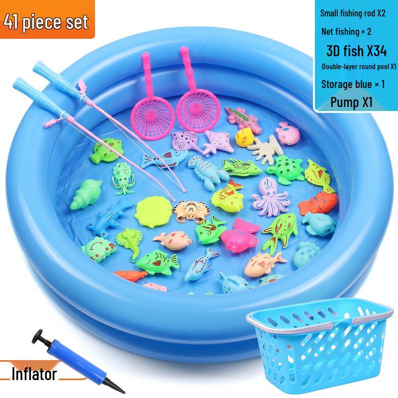 Children's Magnetic Fishing Toy Set – Summer Educational Role-Playing Game for Kids