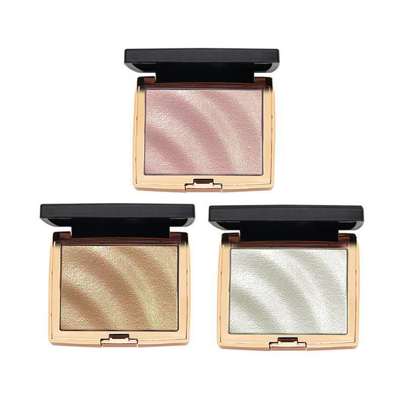HOJO8029 3D Shimmer Highlighter Palette - Face Sculpting & Skin Brightening Makeup.