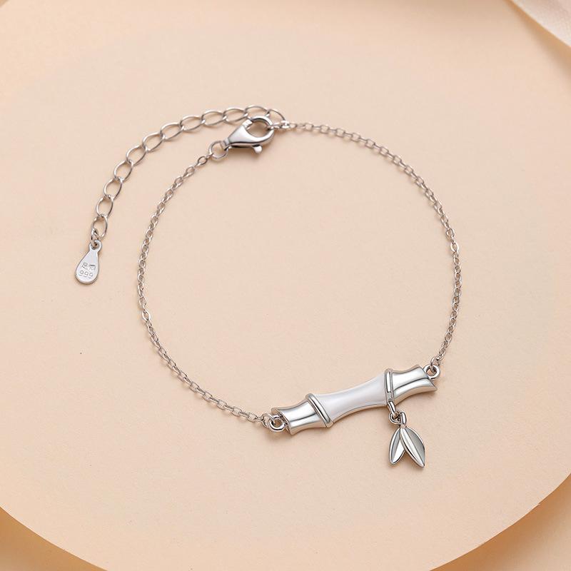 

Оригинальный бамбуковый браслет для пары «Достаточно любви», простой модный универсальный браслет, черно-белые бамбуковые украшения, подарок