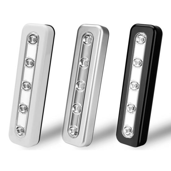 Lange Balkenleuchte, LED-Lampe, superhell, einfach zu installieren, berührungsempfindlich, batteriebetrieben, LED-Schrankleuchte mit Klebepad