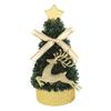 5 Inch Mini Christmas Tree Artificial Tabletop Christmas Tree Decorations with Star Tree Topper for Winter Fireplace Mantel Decor