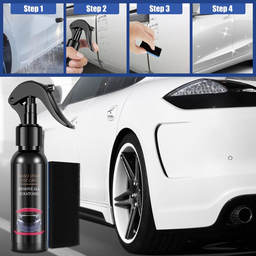 120ml Car Scratch Remover Coating Spray Auto Nano Ceramic Coating Polishing Spraying Wax Car Paint Scratch Repair Remover