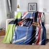 Neymar's Yellow Green Gesture Blanket Soft & Cozy Suitable for Seaside Office Chair for All Occasions Modern Gift for Travel Home Birthdays