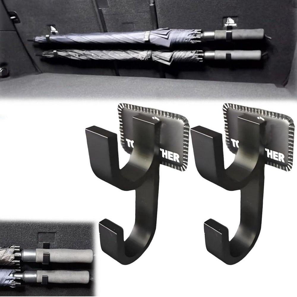 2Pcs Vertical Suspension Car Umbrella Hooks Car Umbrella Storage HookClip  Auto Accessories