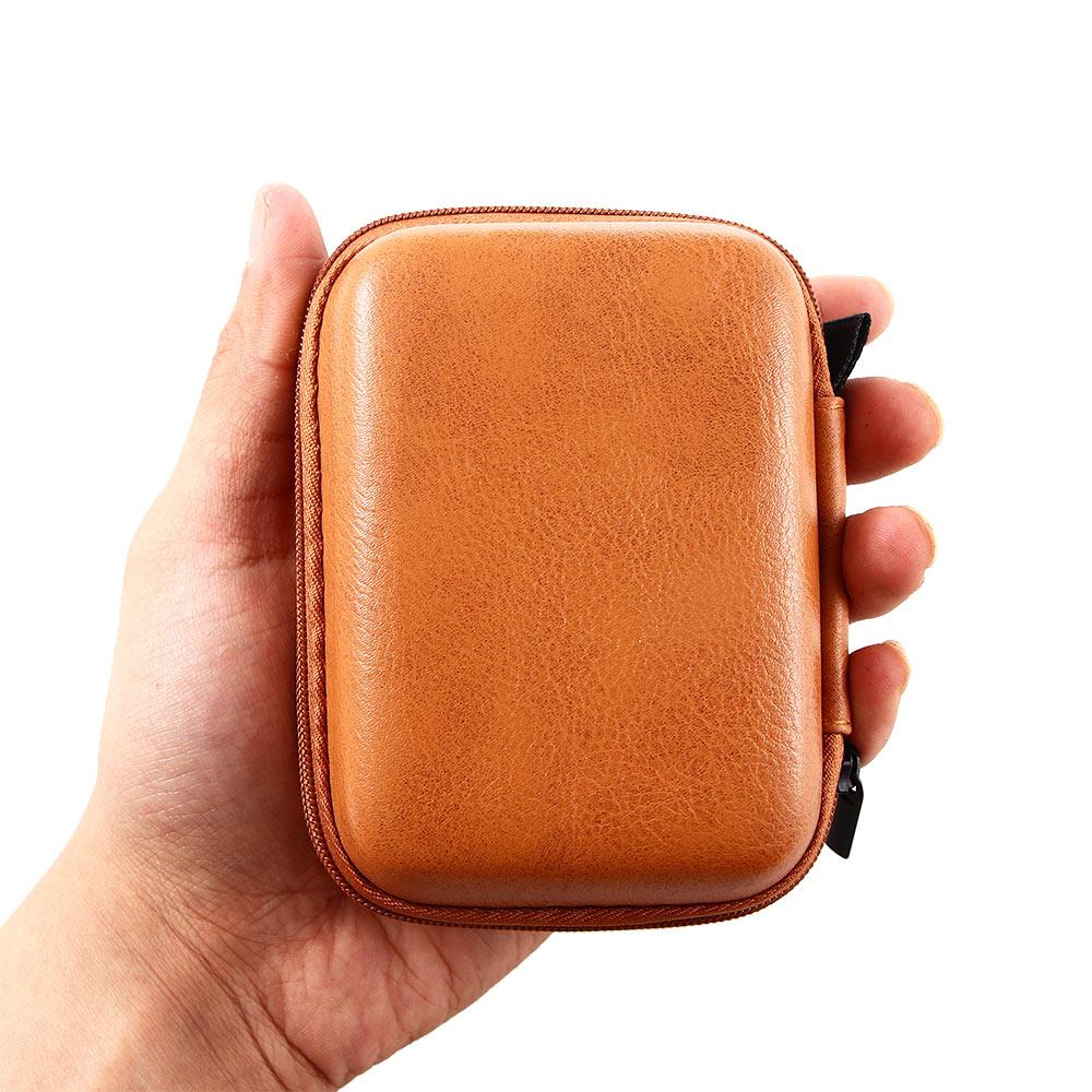 Coin Bag Anti-fall USB Data Cable Organizer Earphone Storage Bag Data Cable Bag Zipper Hard Box