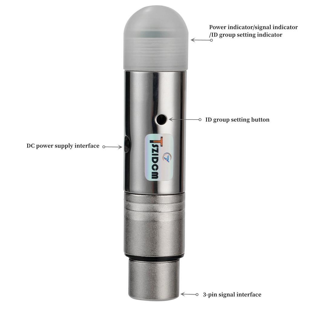2.4G Wireless DMX512 Transmitter Receiver for Stage and Moving Head Lights