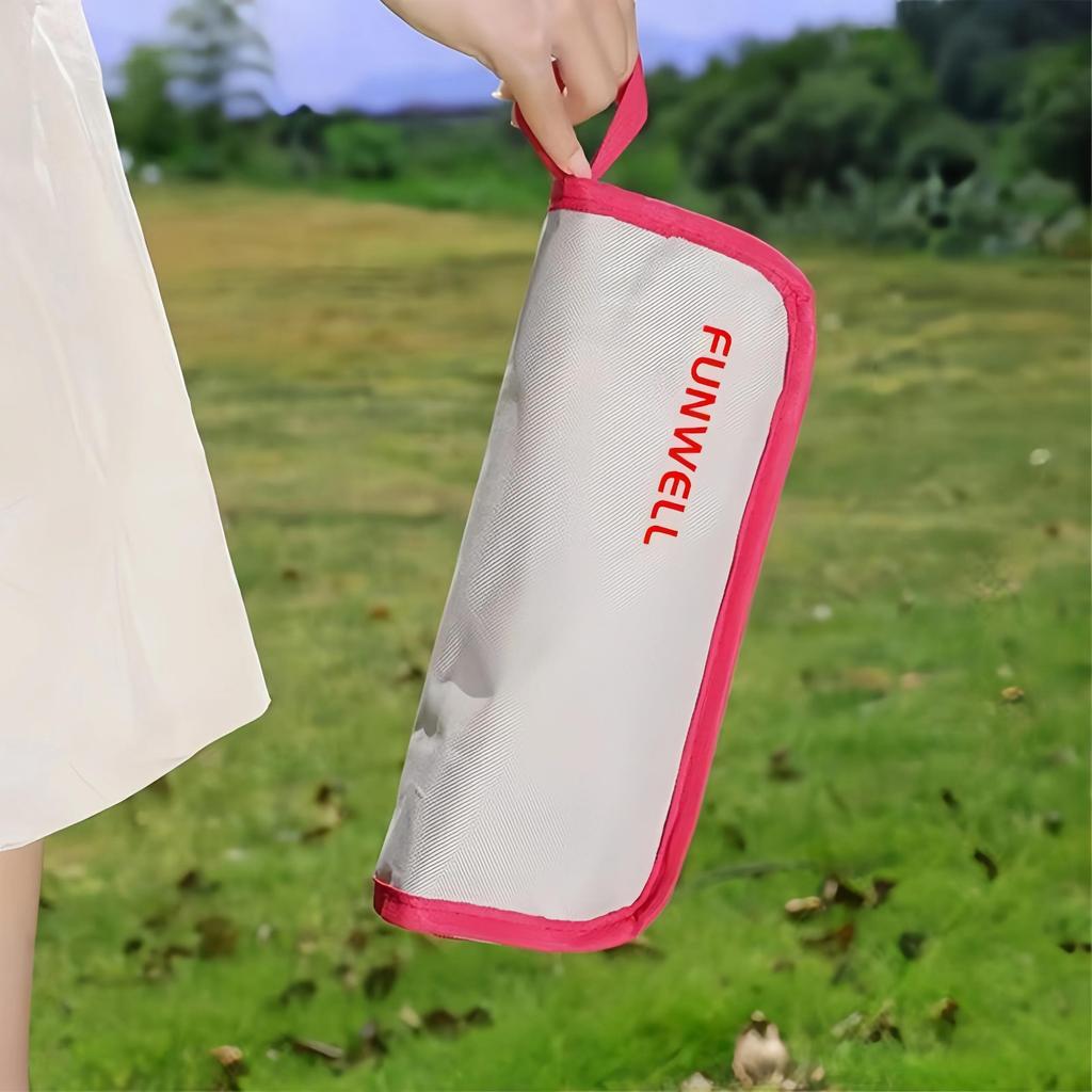 Portable Camping Stool with Oxford Fabric – Ultralight Folding Seat for Hiking, Fishing & Outdoor Travel  Pencil Bag Stool