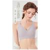 Plus Size Wireless Invisible Thin Bra Large Bust Minimizing Gathering Comfort Bra
