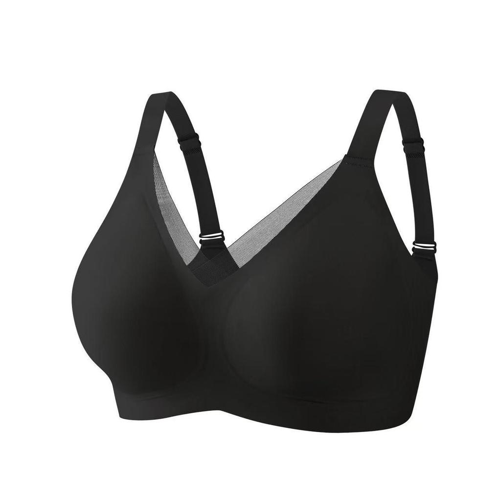 Seamless Wireless Push-up Bra for Plus Size Women - Adjustable and Comfortable Fit