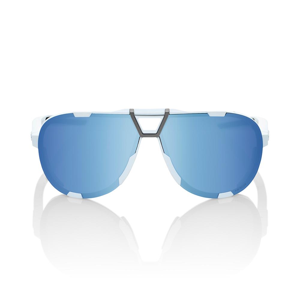 Baegpeosenteu Westcraft, Soft Tect White - Hyper Blue Multilayer Mirror Lens