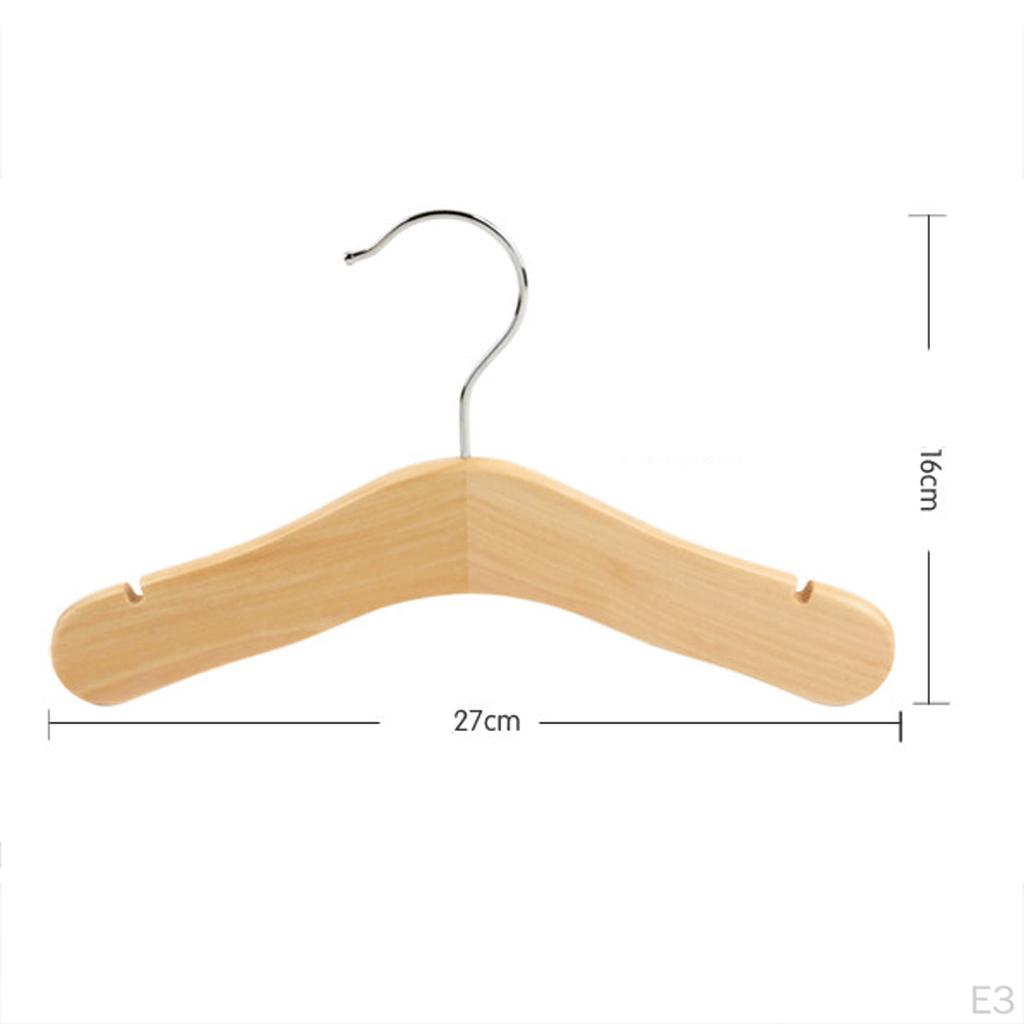 Children Kids Wood Wooden Coat Clothes Pants Hook Hanger Rack Stand