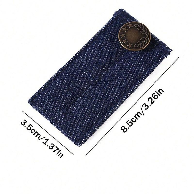 1PC Jeans Waist Extension Patch Button Trouser Belt Extension Belt Jeans Waist Extension Belt