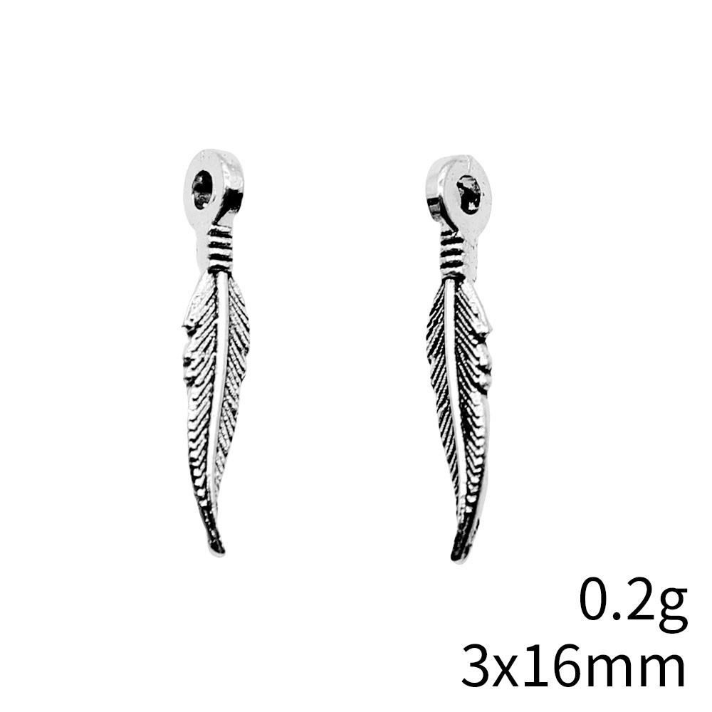 NewArrivals Charms Jewerly Making Feathers Leaf Charms Pendant Ornaments For Home Car Pendant