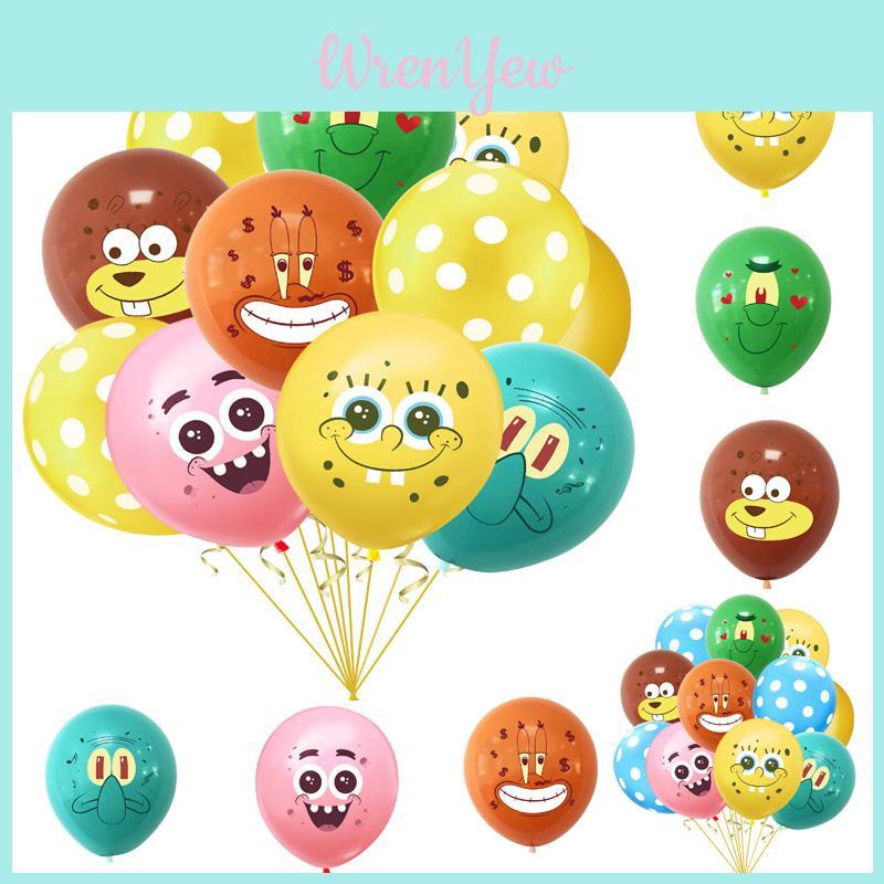 High Quality Spongebob Latex Balloons Perfect For Kids Party And Baby Shower Decor