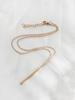 Korean Style Vertical Bar Pendant Necklace for Women