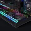 12Cm Argb 4 Pin Computer Case Fan Quiet Cooling 12V Large Air Volume 800-1600Rpm For Desktop Gaming Pc Build