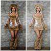 Halloween Tier-Cosplay-Kostüme Wolf Bär Leopard Katze Fuchs Tiger Pelzige Outfits Rollenspiel