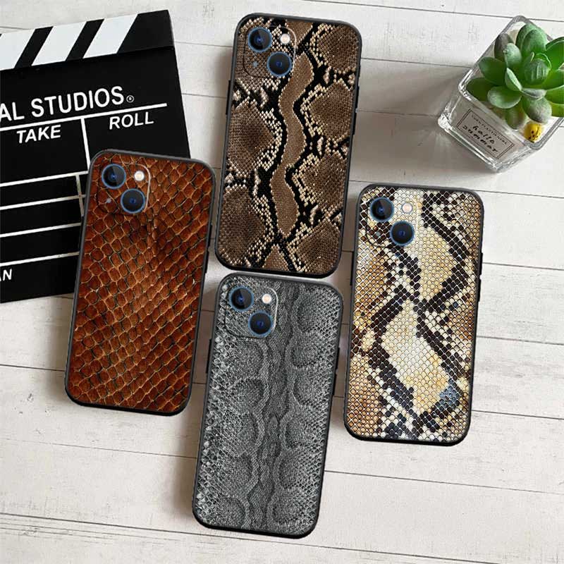 UP46 Slangenhuid DIY Tekening Nieuwe High-End Schelp Telefoonhoesje voor Xiaomi Poco F8 M4 M5 M6 M7 X3 X6 X7 Pro GT NFC Ultra