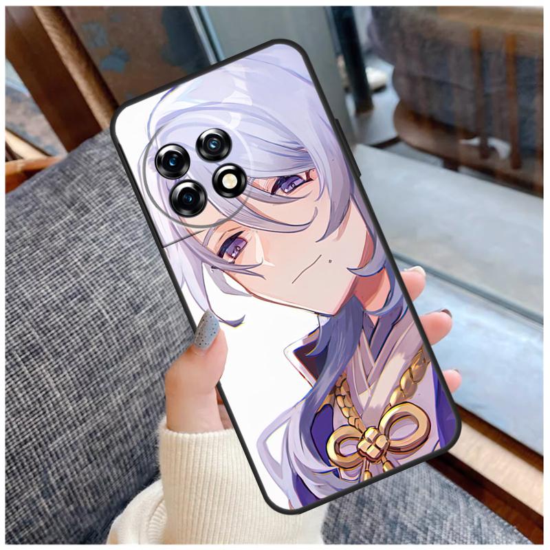 Genshin Impact Kamisato Ayato Case For OnePlus Nord CE 2 3 Lite 2T N10 N20 N30 Ace 8T 9RT 10T 10R 8 9 10 Pro 11 Coque