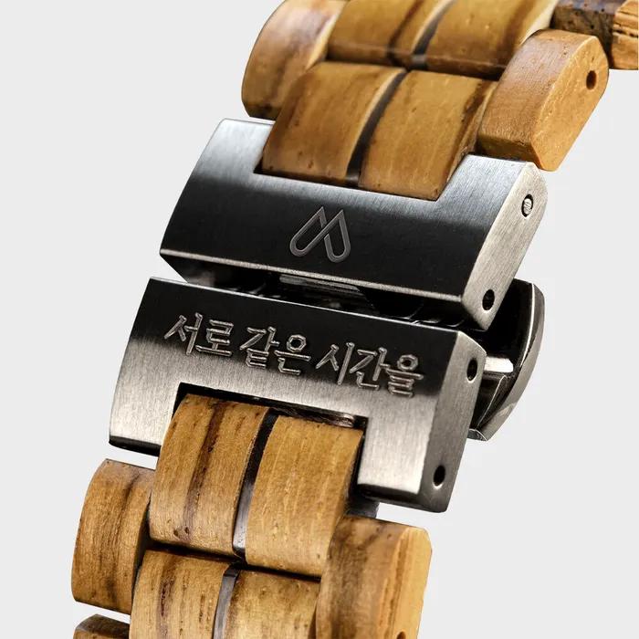 Apple Watch Wood Strap 38/40/42/44mm Zebra Compatible with SE/6/5/4/3/2/1
