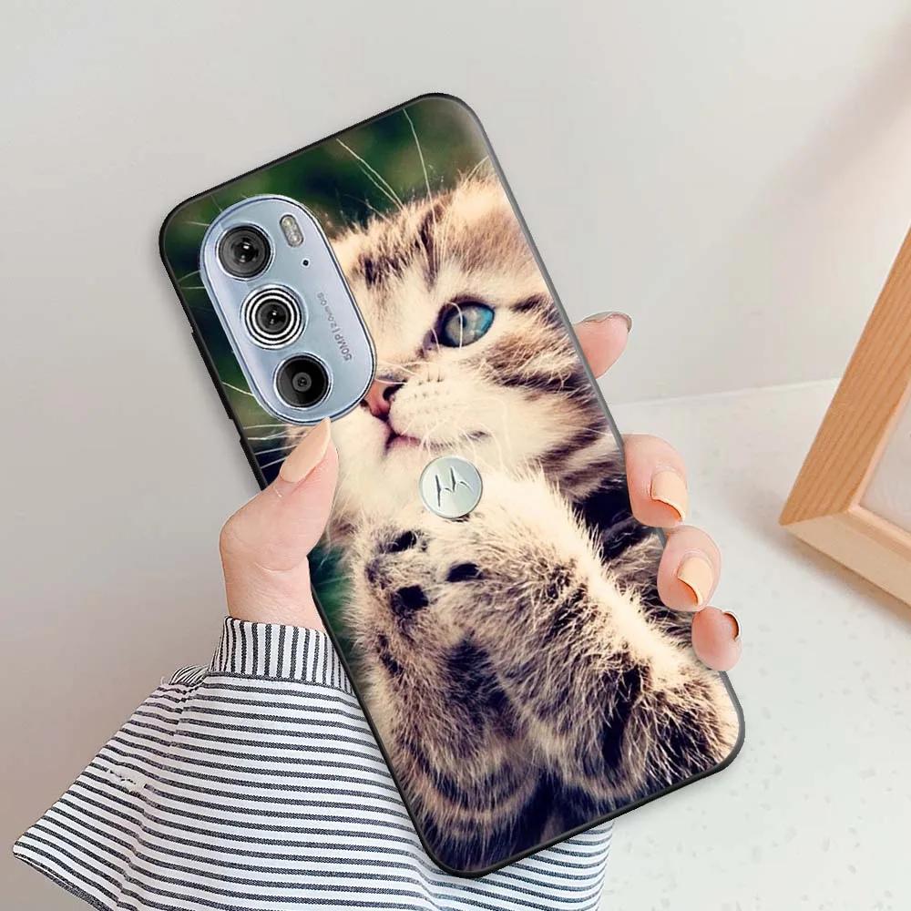 For Moto Edge 30 Pro Case Cover Edge30 Matte Silicone Case for Motorola Moto Edge 30 30Pro Fashion TPU Protective Back Cover