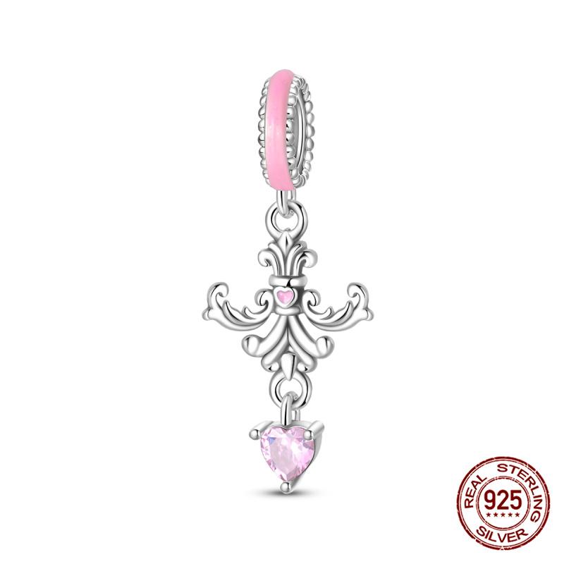 New 925 Silver Pumpkin Car Princess & Cactus Charms Fit 925 Bracelet Jewelry Making For Women Gift