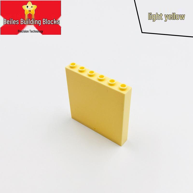CrossMOC Small Particle Wall Panel 1x6x5 - Compatible with Lego 59349 35286 for Science Education Building Blocks