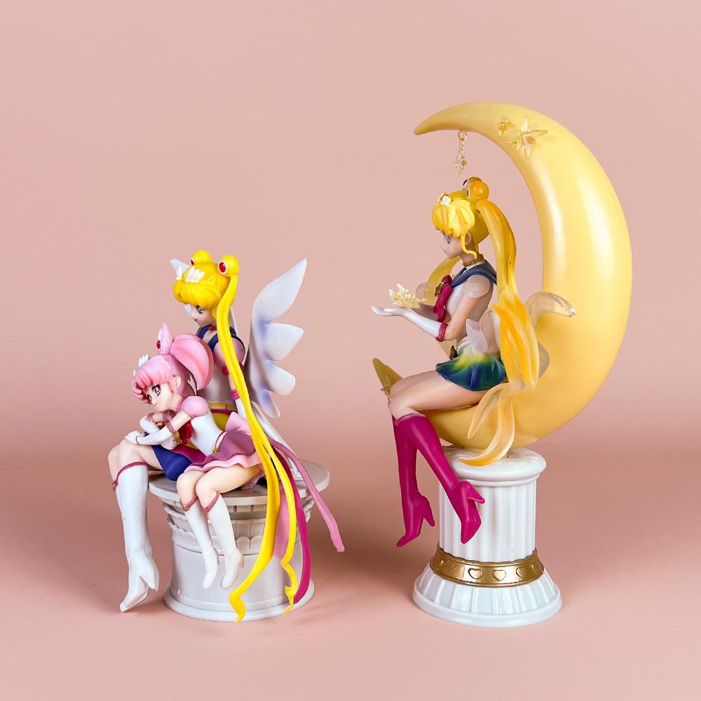 Sailor Moon Tsukino Usagi Pvc Figure With Wings And Moon Goddess Design For Collectors And Fans