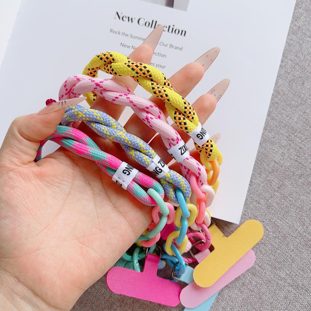 Lanière Universelle Polyvalente pour Téléphone Portable, Cordon Court de Poignet Portable, Bracelet Anti-Chute Créatif Polyvalent