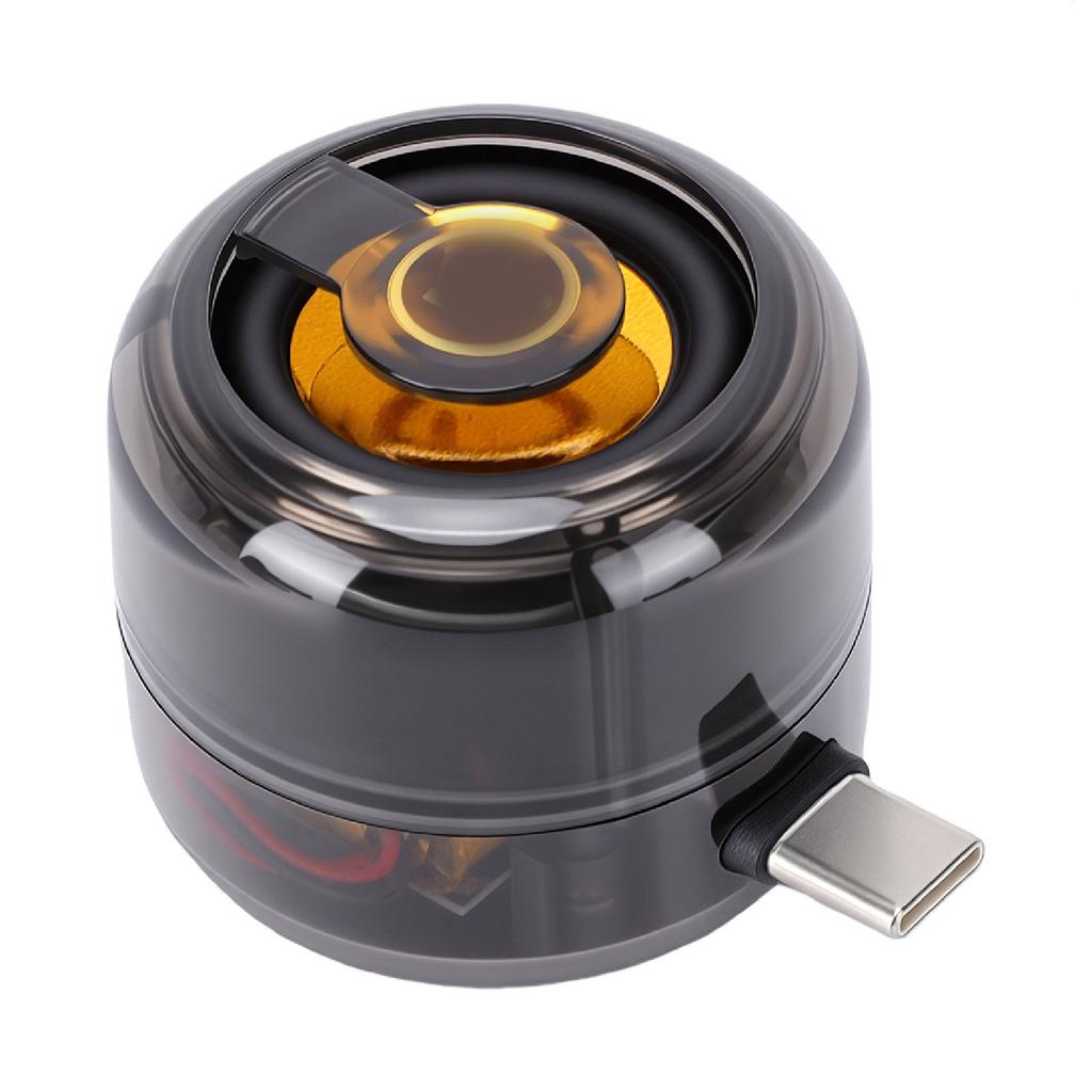 Portable Small Speaker 3W Mobile Phone Line In Speaker Type C Plug and Play Volume Amplifier for Cell Phone Laptop