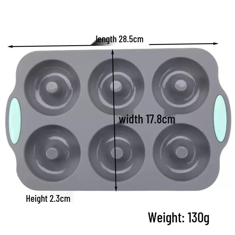High-Temperature Resistant Silicone Cake Mold – Easy Release for Chiffon, Toast, Cookie, and Muffin Baking