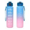 1L Bike Water Bottles Leak-Proof Bicycle Water Bottle With Detachable Straw For Women Men Outdoor Sports