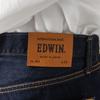 Edwin E404 Denim Loose Long Popular One Size W30 Pants, Fit, Pockets, All-Season Pants, Jeans, Brand, Men's, Wash, (76cm)