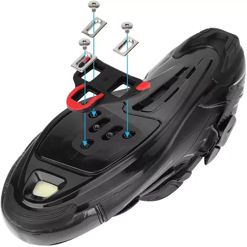 0/2/6 Degrees Cycling Shoes Cleat Pedals Plate Clip Bicycle Pedal Cleats  Bicycle Accessories