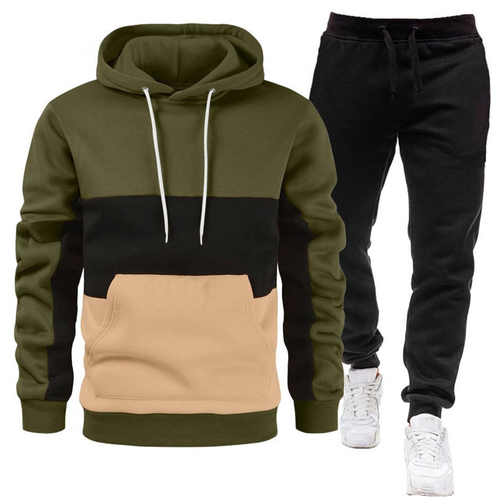 Men's Fall/Winter Hooded Sports Set