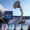 Foldable 360° Car Phone Holder with MagSafe Magnetic 15W Wireless Charger & Metal Navigation Mount
