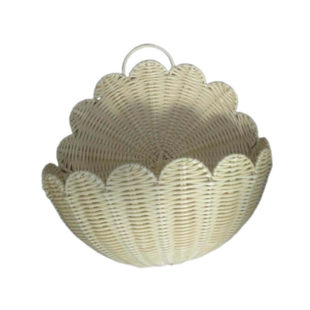 Woven Wall Basket Portable Storage Container for Kitchen Entryway Vegetables