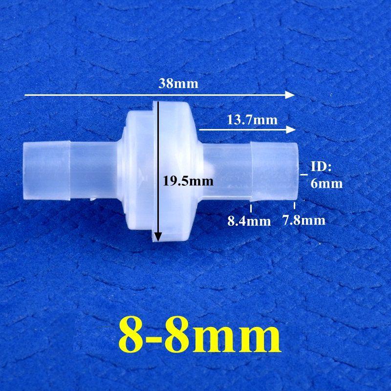 Plastový zpětný ventil s ostnem - Malý zpětný uzávěr pro vodu a kapaliny