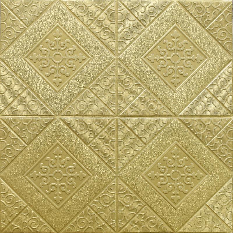 3D decorative waterproof and moisture-proof 70 * 70cm brick self-adhesive ceiling wallpaper wall sticker foam wallpaper home