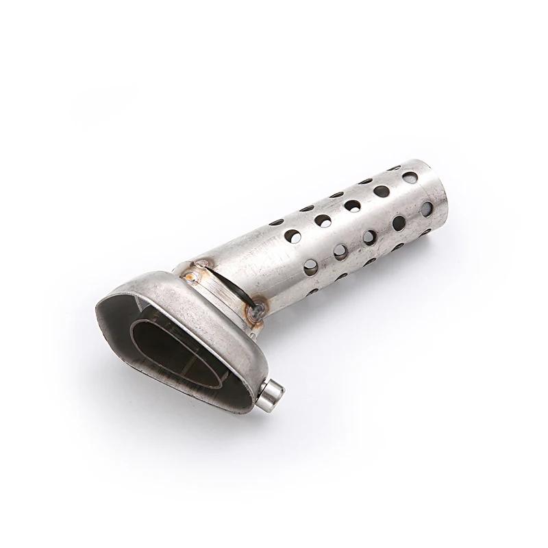 Universal Exhaust Pipe Removable Detachable DB Killer Motorcycle Stainless Steel Adjust Muffler Escape Tube Slip On
