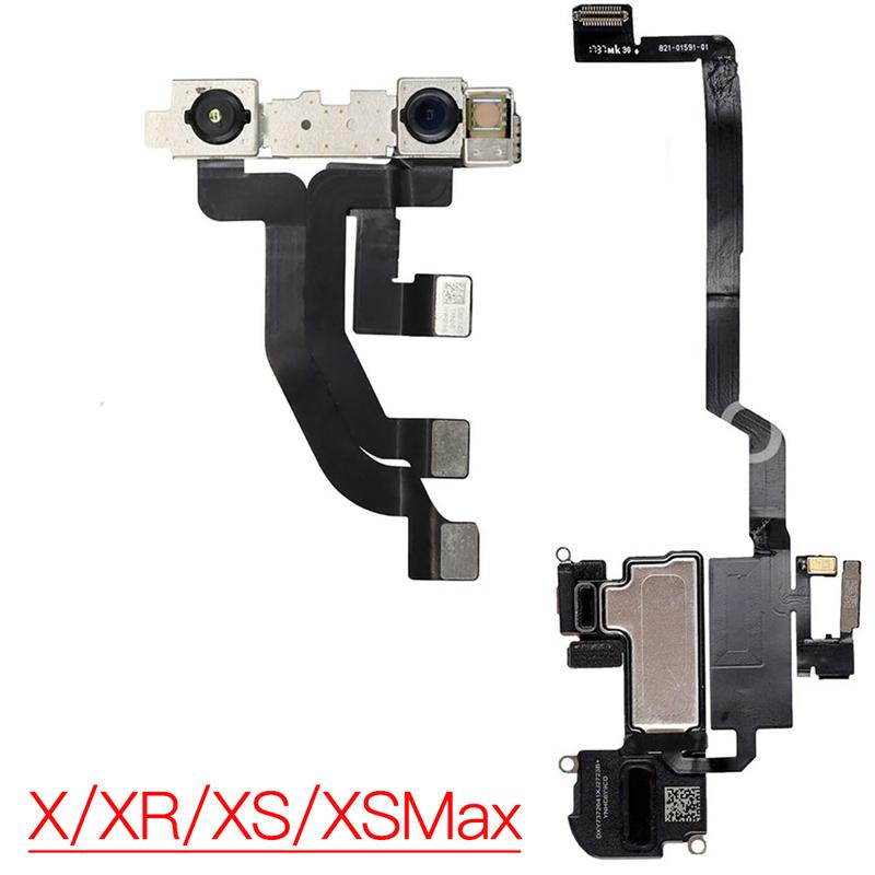 Ear Speaker For iPhone X XR XS Max Replacement Front Camera Module With Sensor Proximity Light Sensor Flex Cable No Face ID