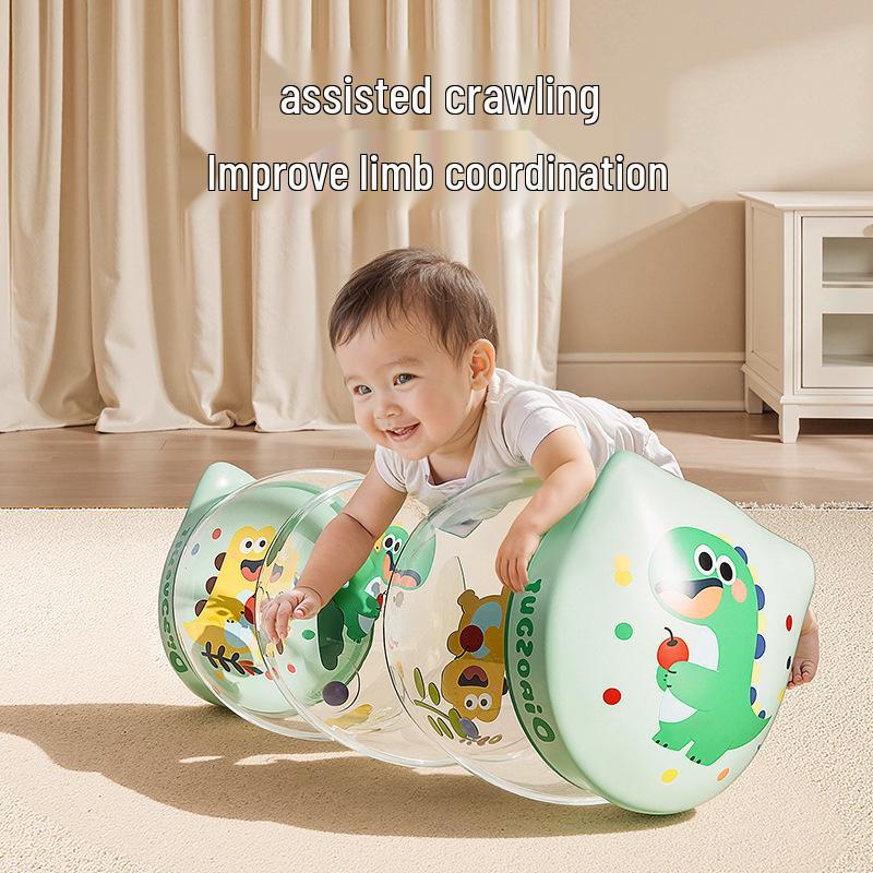 Aufblasbare Rolle Cartoon Baby Lauflernhilfe mit Glocke - Früherziehung & Gehhilfe