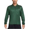 Nike Solid Color Letter Logo Print Pocket Half Zip Pullover Long Sleeve T-Shirt Men Tops Green FB7382-323