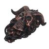 Gothic Horned God Skull Door Knocker Heavy Metal Wall Decor 13.5cm