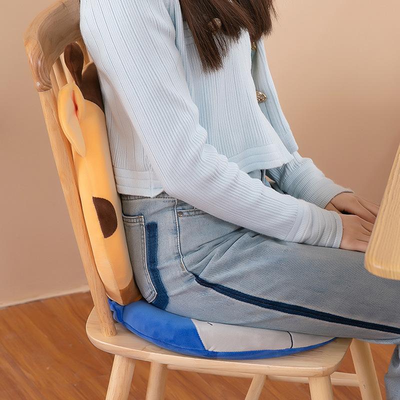 Four Seasons Universal Office Student Dormitory Dining Chair Cushions Memory Foam Cartoon Cushions Thickened Tatami Mats