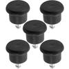5pcs Nylon Chairs Glide Castors Anti-slip Office Chair Swivel Caster  Fixed Chairs