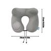 Inflatable Travel Neck Pillow Airplane Travel Blow Up Pillow Ergonomic Head Support Cushion Portable Supplies For Napping Long