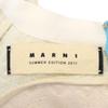 MARNI 2011ss Short sleeve Cut Pink x Light Blue Glitter woven fabric Women Used